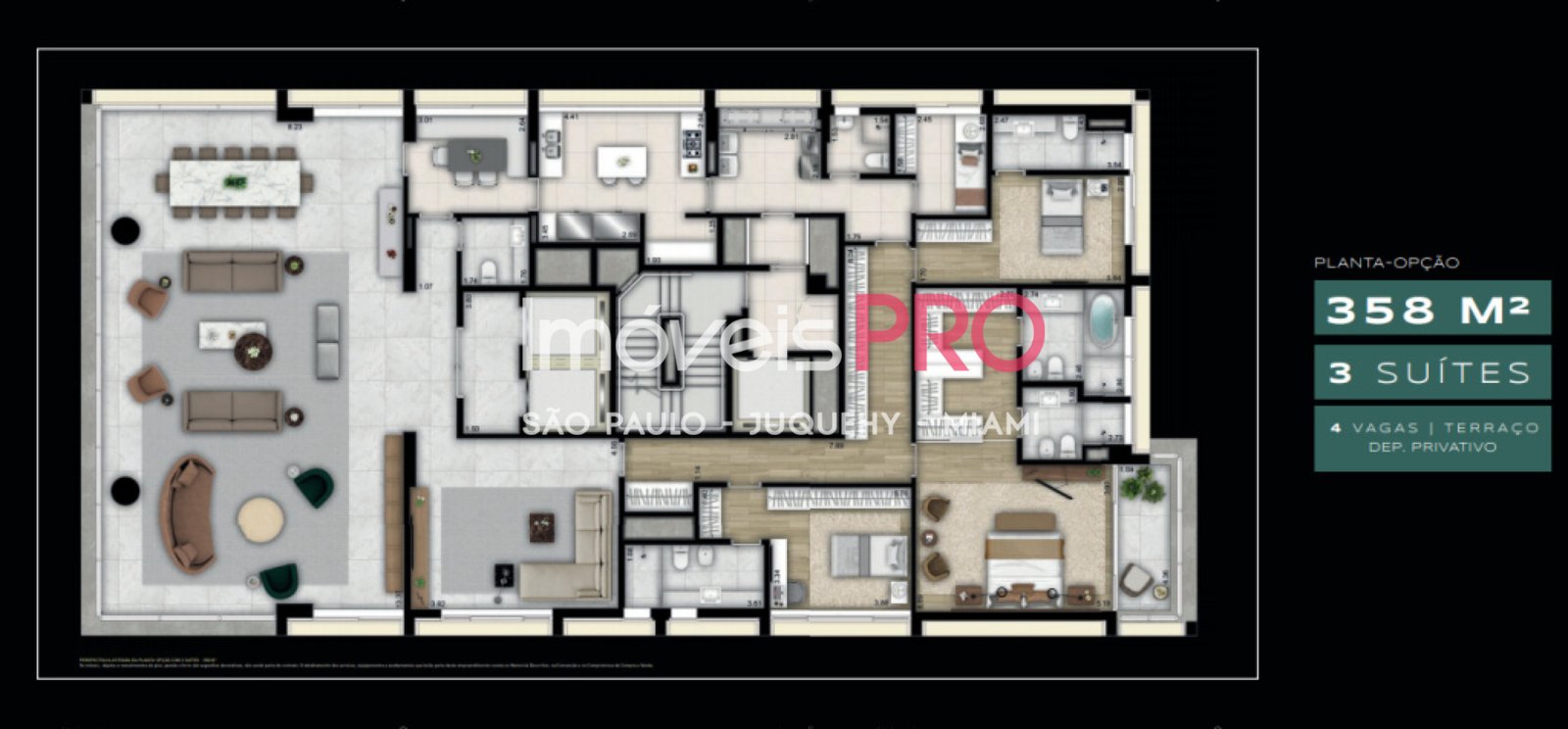 Apartamento de 4 quartos, 358 m², à venda em Vila Nova Conceição — foto 43 de 62