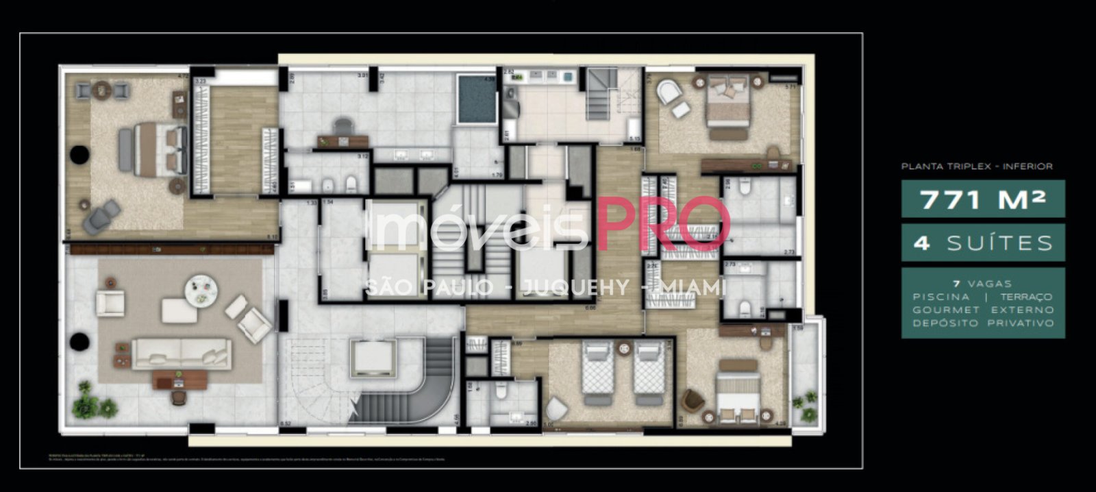 Apartamento de 4 quartos, 358 m², à venda em Vila Nova Conceição — foto 44 de 62