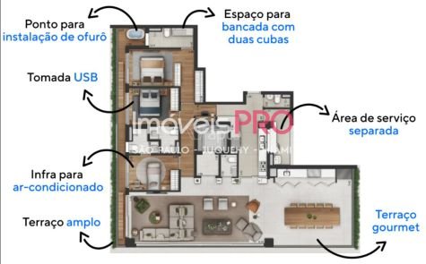 Apartamento em Moema — foto 1 (Ref. IP31564)