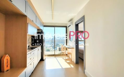 Apartamento de 1 quarto para alugar em Campo Belo, 42 m² — Ref. IP33735