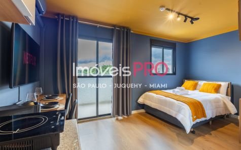 Apartamento para alugar com 1 quarto e 28 m² em Moema, São Paulo — foto 1 (Ref. IP41608)