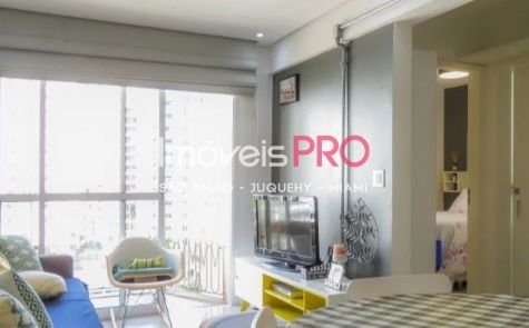 Apartamento à venda com 1 quarto e 48 m² em Moema Pássaros, São Paulo — foto 1 (Ref. IP41685)