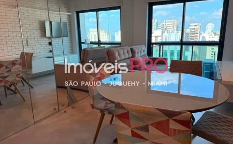 Apartamento para alugar com 1 quarto e 52 m² em Moema, São Paulo — foto 1 (Ref. IP41704)