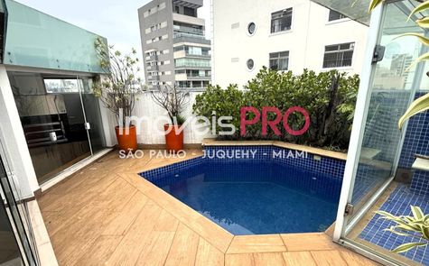 Cobertura de 3 quartos para alugar em Moema, 250 m² — Ref. IP41950