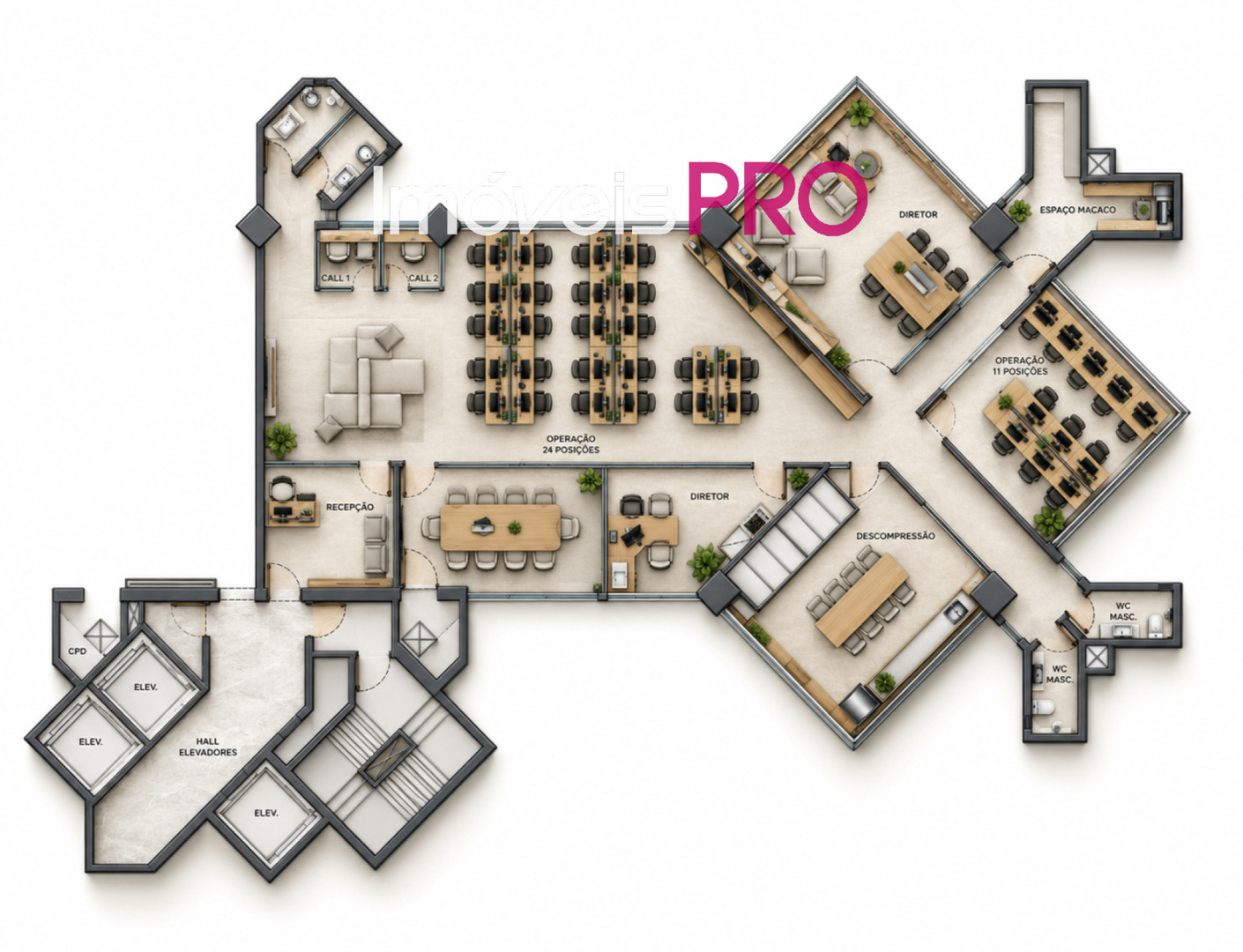 Conj. Comercial, 280 m², para alugar em Brooklin, R$ 33.970/mês — foto 10 de 10